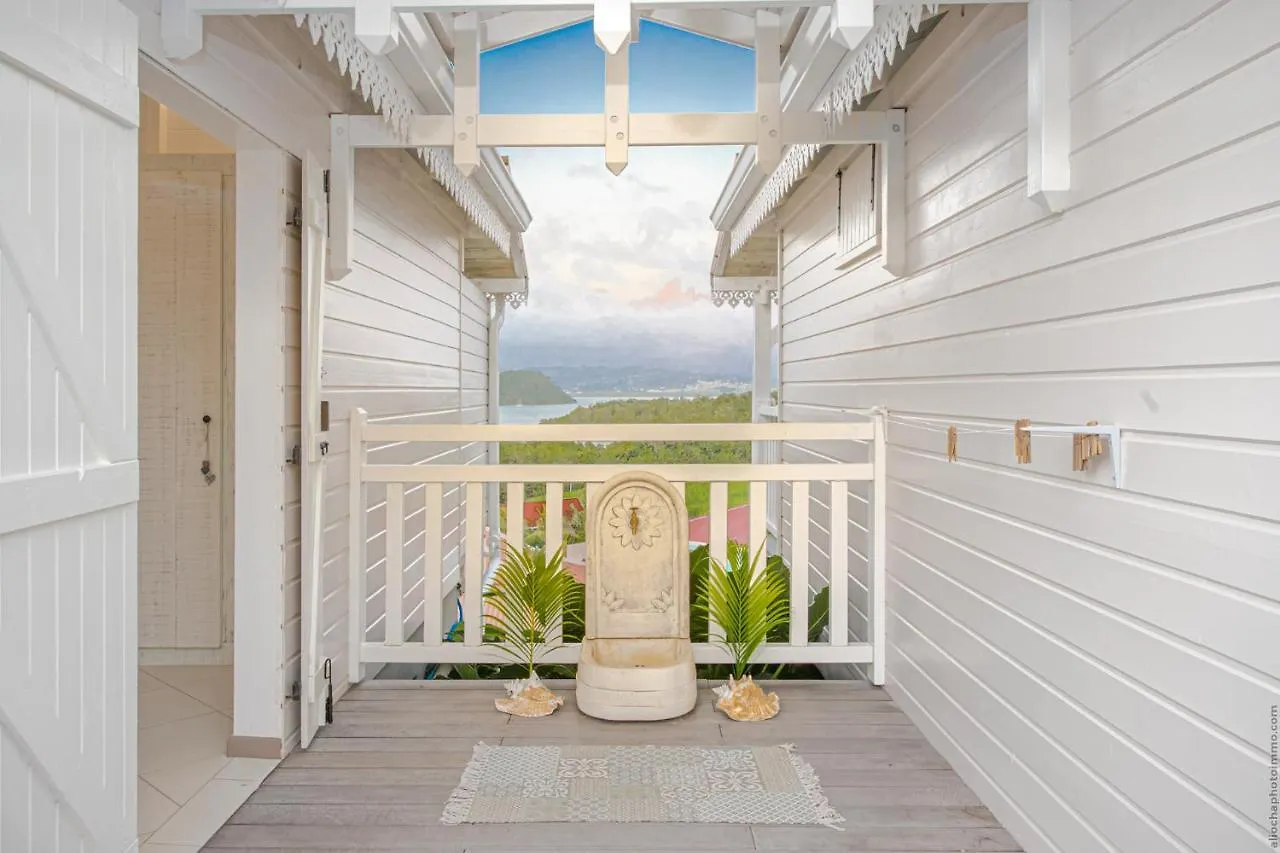 Bungalow Vanille Pacane - Vue Mer Avec Spa Prive لي تروا زيليه 0*,