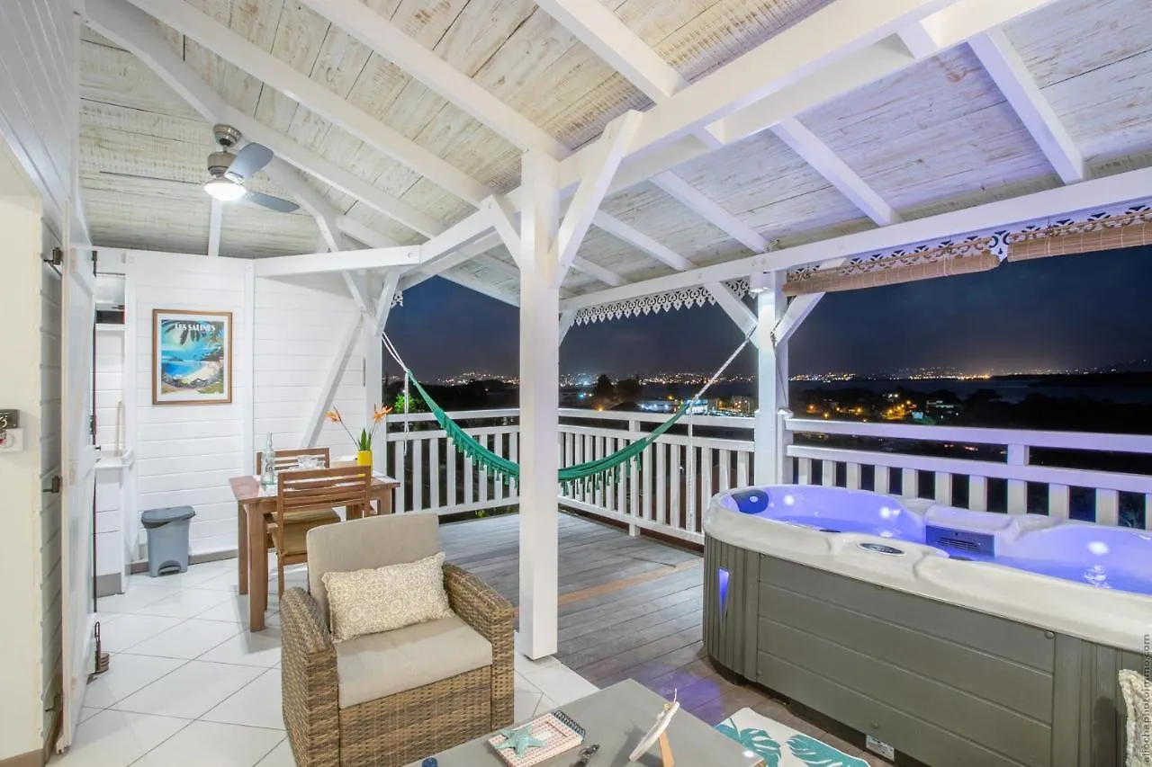 לה טרואז אילט Bungalow Vanille Pacane - Vue Mer Avec Spa Prive