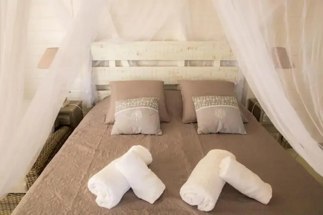 شقة Bungalow Vanille Pacane - Vue Mer Avec Spa Prive لي تروا زيليه